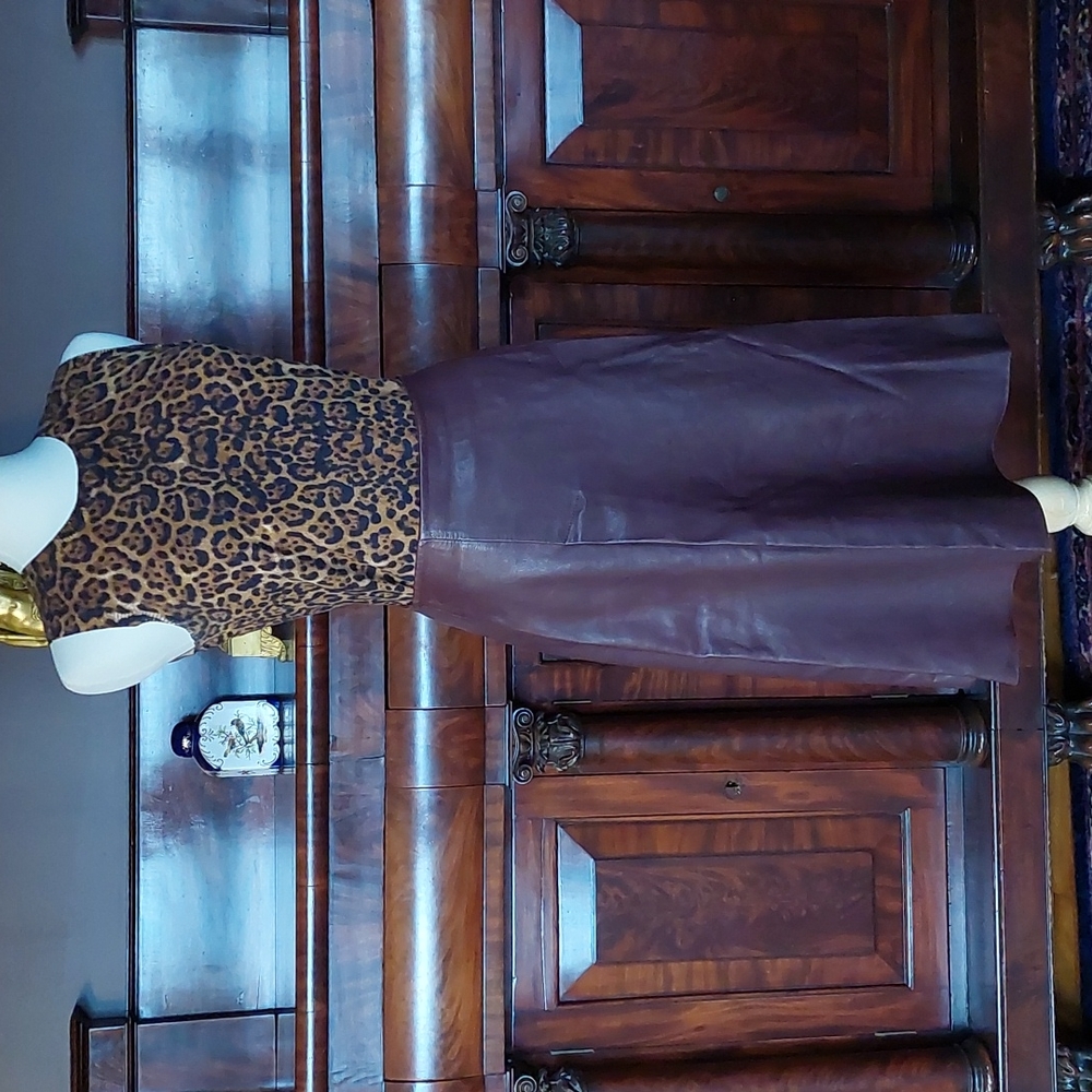 AllSaints leather skirt